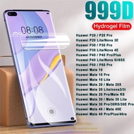 Hydrogel Screen Protector Protective Huawei P20 P30 P40 P50 Mate 10 20 30 30E 40E 40 Pro Lite Plus N