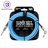 Ernie Ball FLEX Instrument Cable Straight/Angle, 10 Ft