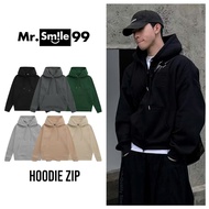 Jacket Hoodie Zip Boxy Unisex Zipper Coat Beautiful Thick Foreign Fleece Mr Smile 99 AK045