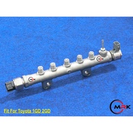 Genuine Toyota Hilux REVO Fortuner 1GD 2.8L 2GD 2.4L Common Rail , Fuel Rail With Swith Sensor (6pin