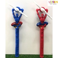 NEW TOY FOR KIDS 075-2 B/O SPIDERMAN LIGHT & SOUND 38CM FAN MAINAN KANAK-KANAK KEPAS LAMPU DAN MUZIC