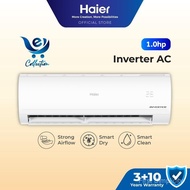 [FREE SHIPPING] 4 Star Haier 1.0HP Inverter Air Conditioner / Anti Corrosion / Smart Clean & Dry - H