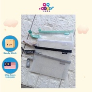 Jacoo 杰出 Transparent Colour B6 Zip Bag Design Pencil Bag Stationery
