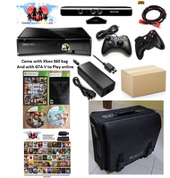 Xbox 360 Kinect camera set with GTA 5 to play online, 2 controller and a bag : Refurbish set (limited time offer)