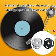 LIDU1 Aluminum 45RPM Record Spindle Adaptor Record Adapter For 7Inch Recorder Improved Auditory Perf
