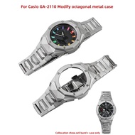 GA-2100 For Casio Farm Oak ga2100 ga-b2100 ga-2110 Modified metal watch case Stainless steel watchba