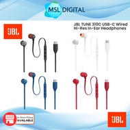 JBL TUNE 310C USB-C Wired Hi-Res In-Ear Headphones