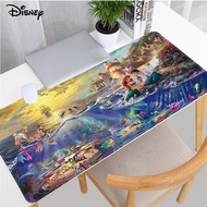 Princess Disney Ariel Little Mermaid Large Thickened Mouse Pad Oversized Gaming Keyboard Notebook Ta
