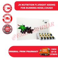 JH NUTRITION Flvright 450mg  Vegecap  - Running nose, sore throat, sneezing, cough, fatigue, allergi