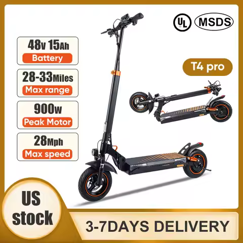 900w Peak Motor Electric Scooter Adult 48v 15ah Foldable 28-33 Miles Range 28mph Max Speed Scooter 1