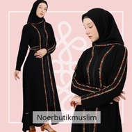 Hikmat Original Fashion A9822 Abaya Hikmat - noerbutikmuslim - Gamis