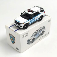 1: 64 596 Ford Explorer NYPD NYPD NYPD Alloy Simulation Car Model Finished Product Ornaments