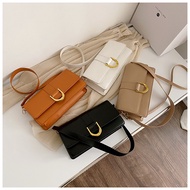 Simple Crossbody Bag [BA059] Shoulder Niche Cosmetic Chain Small Square Side Backpack