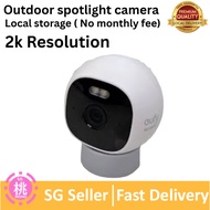 eufy Security Solo OutdoorCam C24 2K Resolution or C22 1080P, Outdoor Security Camera, Spotlight, Wi