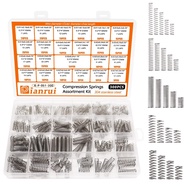 Dianrui 300PCS Compression Springs Assortment Kit 23 Saiz Berbeza Spring Kecil 304 Stainless Steel M