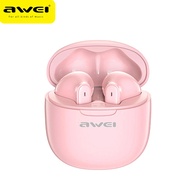 Awei T68 Bluetooth Earphone ENC Call Noise Reduction True Wireless Headset Bluetooth 5.3 Suitable For Long-term Wearing Sports Gaming Earbuds