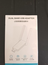 USB雙天線WiFi 5 802.11AC無線網卡接收器發射器