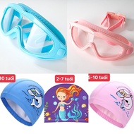 Swimming cap, swimming cap, swimming goggles, swimming goggles, swimming goggles, beach goggles for 