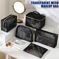 Mesh Make Up Pouch Organizer Pouch Hygiene Kit Pouch For School Cosmetic Pouch Mesh Bag