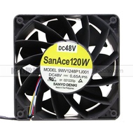 [Radiator] Original Sanyo 9WV1248P1J001/J1D003 12038 48V 0.65A Waterproof 12CM Cooling Fan