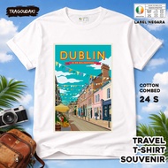 IRLANDIA 9-Piece SOUVENIR T-Shirt ASEAN COUNTRYTAG IRELAND COTTON 24S SOUVENIR PREMIUM GIFT