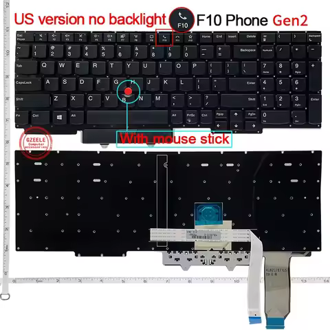 US New Laptop Keyboard For LENOVO Thinkpad E15 R15 GEN2/E15 Gen 2 Gen 3 Gen 4/ E15 2nd Gen 2/E15 2nd