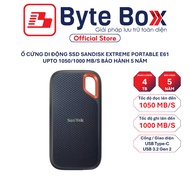 Sandisk Extreme Portable SDSSDE61-G25 SSD Portable Hard Drive 500GB/1TB/2TB/4TB V2 E61 1050MB/s