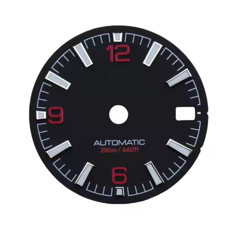Quality SEA Style 28.5mm C3 BGW9 Luminous Watch Dial For Nh35 Nh34 Movement 3 3.8 O'Clock Crown Posi