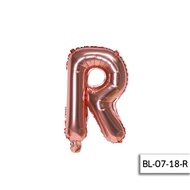 ลูกโป่งฟอยส์ตัวอักษร สีโรสโกล 16นิ้ว ชนิดหนา ✅ส่งด่วน กทม ตกแต่งงานปาร์ตี้ ปีใหม่ 2024 วันเกิด ของปัจฉิม BALLOON HBD Congratulations♥︎UKI stationery♥︎BL-07