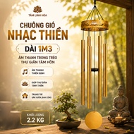 Feng shui wind chimes with high-quality bass meditation music 1m3, 432Hz therapeutic balcony hanging