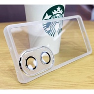 For OPPO A3 Pro India OPPO A38 A58 A78 A98 Reno 8T 4G 5G New Soft Transparent Plating Silicone Phone