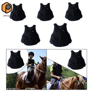 prettyia Equestrian Vest Cotton Riding Equipment Adjustable Strap Padded Protective Gear for Boys Gi