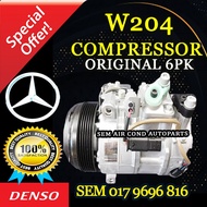 MERCEDES-BENZ W204 6PK 6SBU16C 3 PIN 3 LEG DENSO ND COMPRESSOR/ KOMPRESOR (CAR AIRCOND SYSTEM)