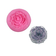 [Safe - Economical] Little rose silicone mold Dimensions: 4.5 x 4.6 x 2.5cm silicone mould