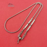 U57 Rattan Pattern Size 3.5 Mm Length 26 Inches necklace Amulet Pendant Genuine stainless Steel