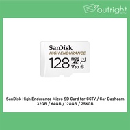 SanDisk High Endurance Micro SD Card for CCTV / Car Dashcam 32GB / 64GB / 128GB / 256GB