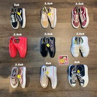 KASUT BUNDLE CONVERSE VANS 3UK 3.5UK 4UK