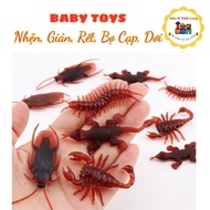 Realistic Fake Animal Toys – Centipedes, Cockroaches, and Scorpions for Trolls and Scares