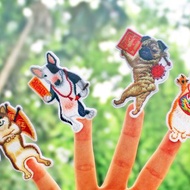 刺繡貼 | 祈福犬系列-柴犬 牛頭梗 柯基犬 巴哥犬| 文藝輕黏