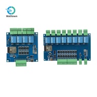 DC9-24V 4-Channel/8-Channel ESP32 RS485 Modbus WIFI Bluetooth Relay Optocoupler Isolation Module Tye
