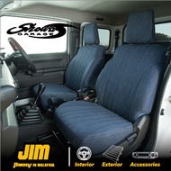 Malaysia Ready Stock : Showa Garage Denim Seat Cover Cushion Front Only for JB64, JB74 Suzuki Jimny 