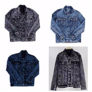 SANWASH MEN'S JEANS JACKET SNOW BLACK JEANS JACKET MEN'S JACKET DENIM JEANS JACKET COUPLE JEANS JACK