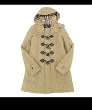 100%real 牛角扣BURBERRY 米色大衣