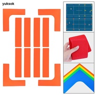 yuksok Flexible Court Line Marker Set Non Slip TPR Pickleball Boundary Marking Kit for Multiple Spor