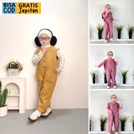 Zalira Kids | One set of Hyeri girls | Girls' hijab set for ages 1-5 years Girls' overalls muslim ch