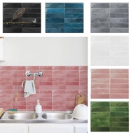 FREEYIO785 Self Adhesive Tile Wall Stickers, Moisture-proof Oil-proof Wallpaper, Countertop Protecti