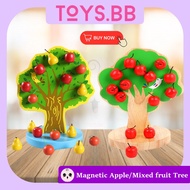 Magnetic Apple Tree Educational Toys For Kids Girl Boy Birthday Gift / Pokok Epal Mainan Budak Perempuan Lelaki / 苹果树玩具