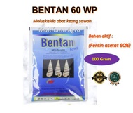 Bentan 60 WP Moluskisida obat keong sawah 100 gram