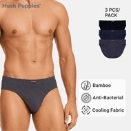 Hush Puppies 3pcs Men Briefs Bamboo Spandex Mini BP2322