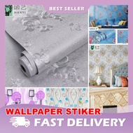 rbs1 1 KG 2 ROLL Wallpaper Dinding motif LARIS Elegant / Wallpaper